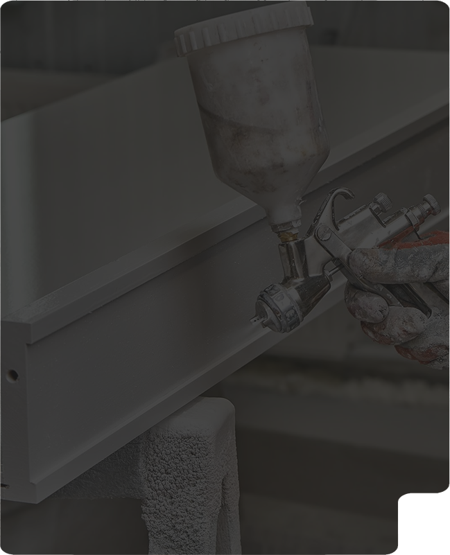 Surface coating and finishing for metal fabrication components